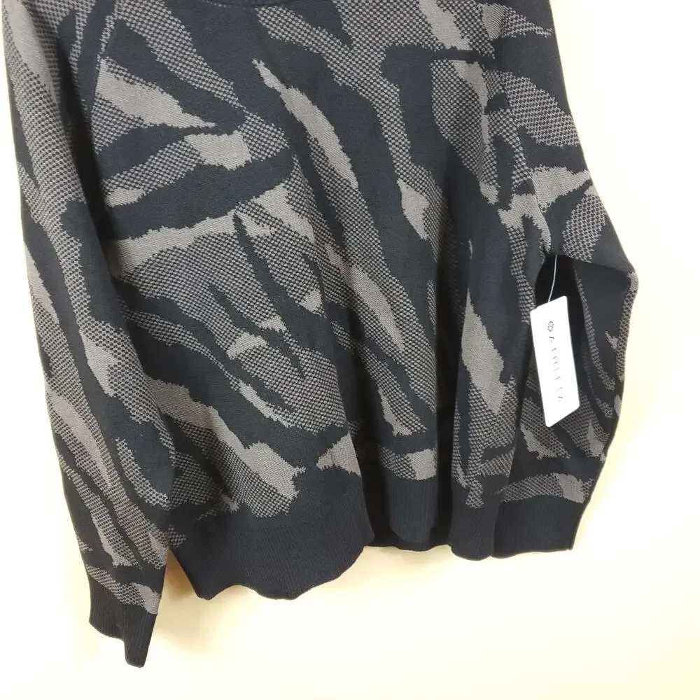 Athleta Jacquard Crew Sweater Women's Size L - Picture 3 of 11